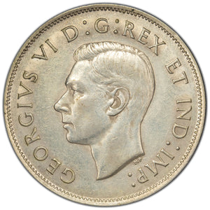 SOLD Canada 1938 50 Cents Half Dollar Silver Coin - Very Fine +