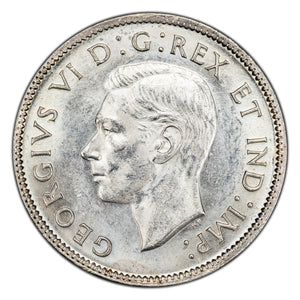 SOLD Canada 1940 25 Cents Quarter Silver Coin - MS-62
