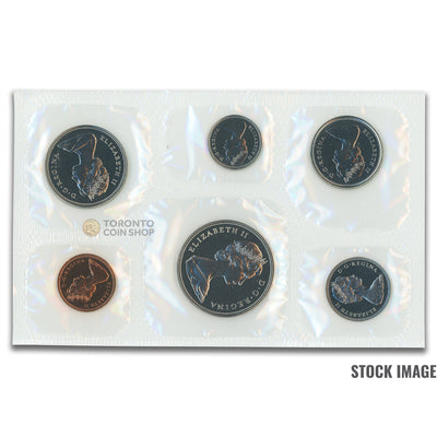 Canada 1972 6-Coin PL Proof-Like Mint Coin Set - Plastic Only