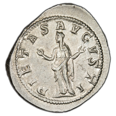 SOLD Ancient Rome Imperial AD 240 Gordian III AR Denarius 3.08gr RIC 129