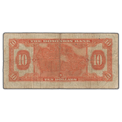 SOLD $5 1935 The Dominion Bank Canada Chartered Note #220-16-04 - Fine