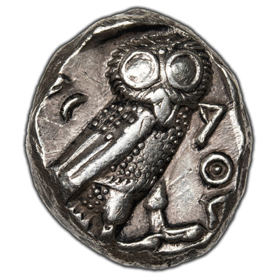 SOLD Ancient Greece 393-350 BC Athens Silver Coin