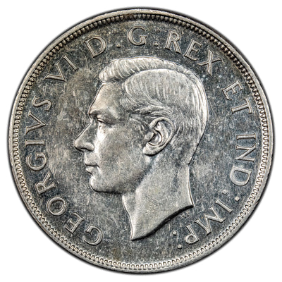 Canada 1946 $1 Silver Dollar Coins - Almost Uncirculated