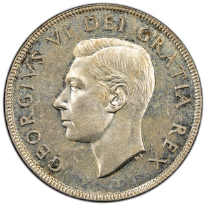 SOLD Canada 1952 No Waterlines $1 Silver Dollar Coin - Uncirculated