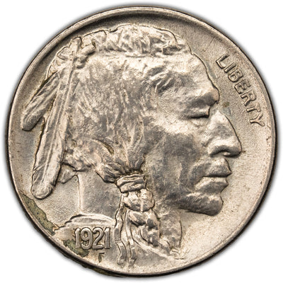 SOLD United States 1921 5 Cents Buffalo Nickel Coin