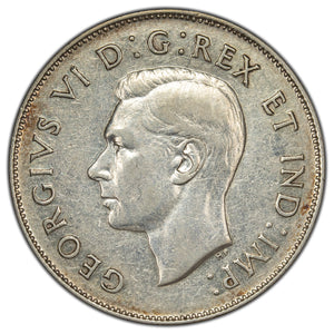 SOLD Canada 1947 Maple Leaf 50 Cents Half Dollar Silver Coin - Very Fine