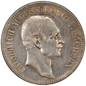 Germany Saxony-Albertine 1906-E 2 Mark Silver Coin KM #1263