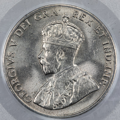 SOLD Canada 1922 5 Cents Nickel Coin - PCGS MS-64