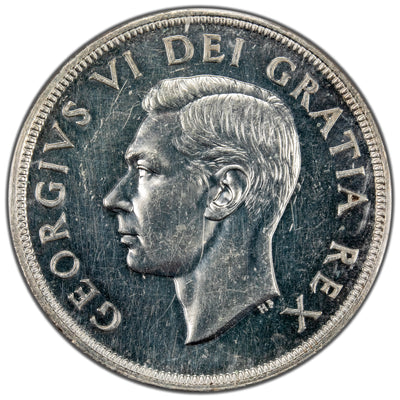 Canada 1948 $1 Silver Dollar Coin Key Date! - ICCS MS-62