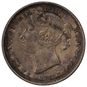 SOLD Newfoundland 1888 20 Cents Silver Coin - VF