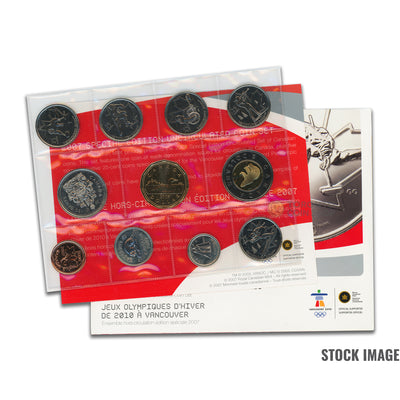 Canada 2007 Olympic 11-Coin PL Proof-Like Mint Coin Set - Envelope + COA