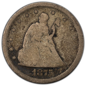 United States 1875-S 20 Cents Seated Liberty Silver Coin