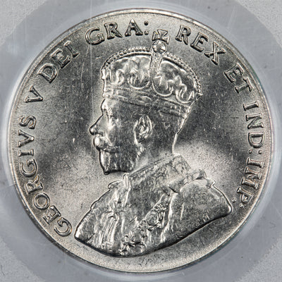 SOLD Canada 1928 5 Cents Nickel Coin - PCGS MS-64