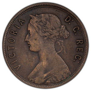 SOLD Newfoundland 1888 Large Cent Coin - Fine