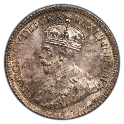 Canada 1931 10 Cents Dime Silver Coin - ICCS MS-64