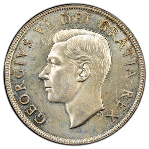 SOLD Canada 1952 No Waterlines $1 Silver Dollar Coin - Choice Uncirculated