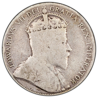 SOLD Canada 1904 50 Cents Half Dollar Silver Coin - G-4