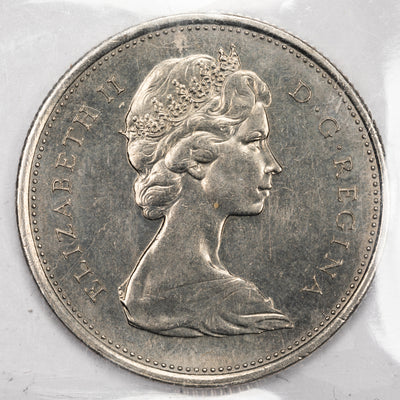 Canada 1973 Large Bust 25 Cents Quarter Coin - ICCS MS-62