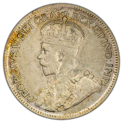 SOLD Canada 1927 25 Cents Quarter Silver Coin - Cleaned