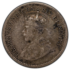 SOLD Canada 1915 5 Cents Silver Coin - Fine