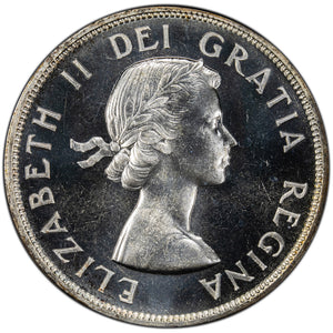 SOLD Canada 1960 $1 Silver Dollar Coin - PL Proof-Like Strike