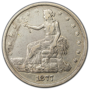SOLD United States 1877 $1 Trade Dollar Silver Coin