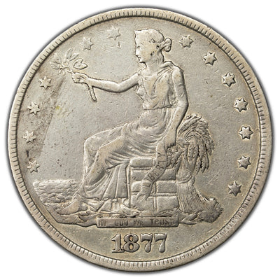 SOLD United States 1877 $1 Trade Dollar Silver Coin
