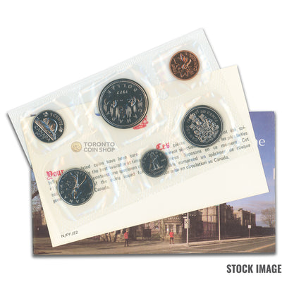 Canada 1977 FWL 6-Coin PL Proof-Like Mint Coin Set - Envelope + COA
