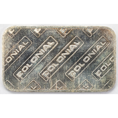 SOLD Engelhard Colonial 1oz .999 Fine Silver Bar