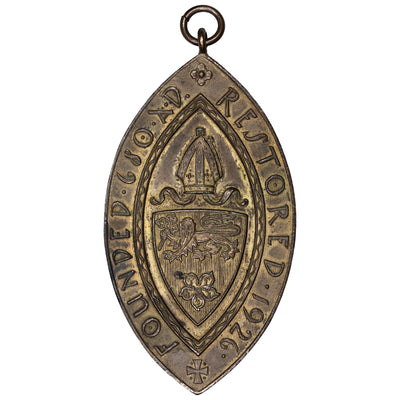 Great Britain 1927 The Hallowing of Leicester Diocese Medal