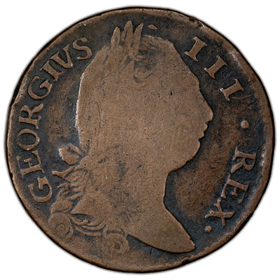 Ireland 1783 1/2d Half Penny Contemporary Imitation Coin