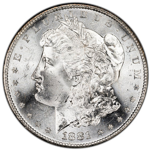 SOLD United States 1881-S $1 Morgan Dollar Silver Coin - BU