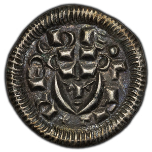 SOLD Hungary 1131-1141 II Bela Denar Silver Coin