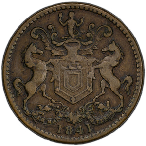 SOLD Canada 1841 Newfoundland R & I.S. Rutherford Token NF-1B2 - Scratched