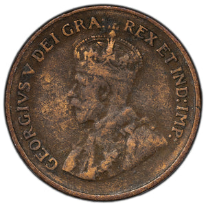 SOLD Canada 1925 1 Small Cent Coin - Cleaned
