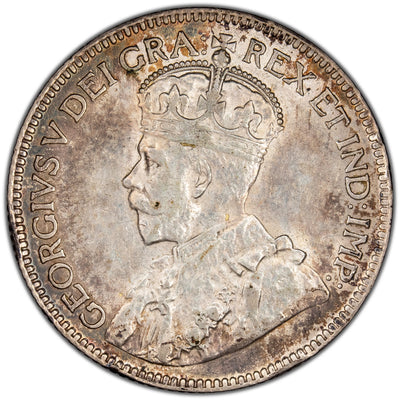 Canada 1930 25 Cents Quarter Silver Coin - EF +