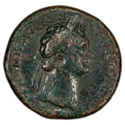 Ancient Rome AD 90-91 Domitian AE As Coin RIC #708 11.27g