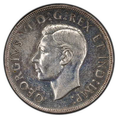 SOLD Canada 1946 SWL Short Water Lines $1 Silver Dollar Coin - Cleaned