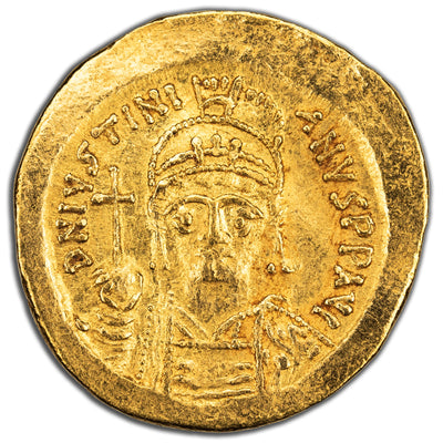 SOLD Ancient Rome Justinian I AD 527-38 AV Solidus Coin SB #140