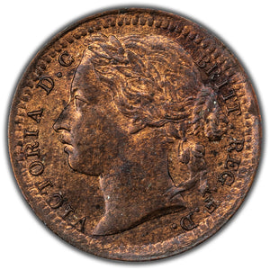 SOLD Great Britain 1885 1/3 Farthing Coin KM #750 - Uncirculated