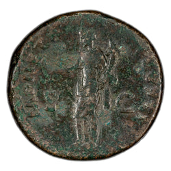 Ancient Rome AD 90-91 Domitian AE As Coin RIC #708 11.27g