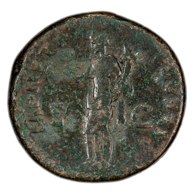 Ancient Rome AD 90-91 Domitian AE As Coin RIC #708 11.27g