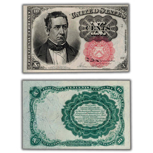 SOLD United States 1874 10 Ten Cents Fractional Note - AU/UNC