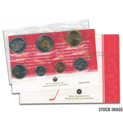 Canada 2012 7-Coin PL Proof-Like Mint Coin Set - Envelope + COA