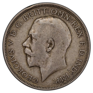 SOLD Great Britain 1917 1 One Florin Silver Coin