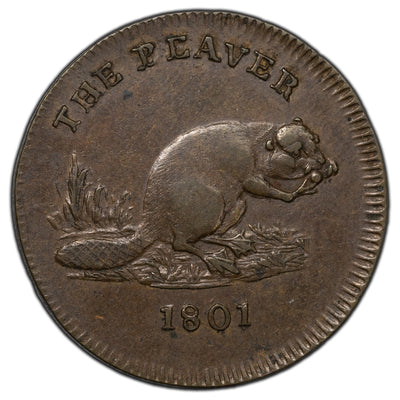 SOLD Great Britain Middlesex-Pidcock 1801 Farthing Token D&H #1069