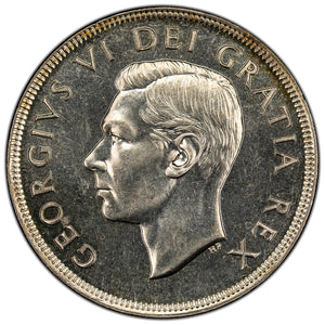 SOLD Canada 1949 $1 Silver Dollar Coin - Uncirculated