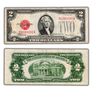 SOLD United States 1928F $2 Federal Reserve Note P #378F