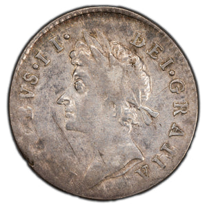 SOLD Great Britain 1687 3 Pence Silver Coin KM #450 - James II
