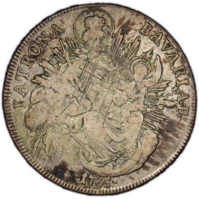 Bavaria 1765 Thaler Silver Coin KM #159 - Scratches